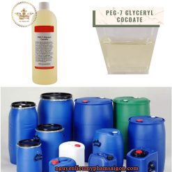 Hoạt chất PEG-7 Glyceryl Cocoate công dụng gồm nhũ hóa, cung cấp độ ẩm cho da/ tóc