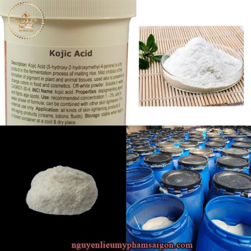 Hoạt chất trắng da Kojic Acid- Nguyên liệu mỹ phẩm giúp làm sáng da, trị nám và tàn nhang rất hiệu quả