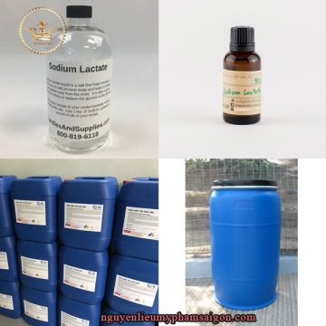 Hoạt chất Sodium Lactate- Nguyên liệu mỹ phẩm này được sử dụng trong mỹ phẩm và các sản phẩm làm đẹp, đặc biệt là dầu gội và chất tẩy rửa dạng lỏng