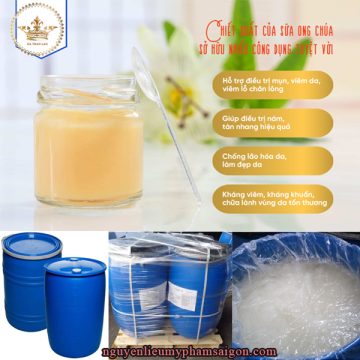 chiết xuất sữa ong chúa (Royalbiocyte PX)- Nguyên liệu mỹ phẩm chăm sóc da đến từ thiên nhiên