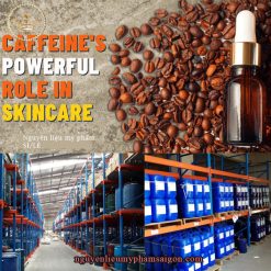 Hoạt chất chống lão hóa Caffein- Nguyên liệu mỹ phẩm thiên nhiên giúp giảm bọng mắt, đẩy lùi các dấu hiệu lão hóa hiệu quả