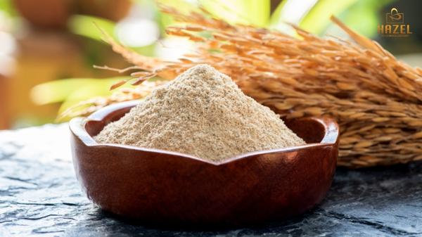 Nguyên liệu mỹ phẩm organic: Bột cám gạo
