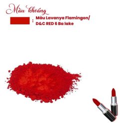 Màu Lavanya Flamingon/D&C RED 6 Ba lake làm son môi