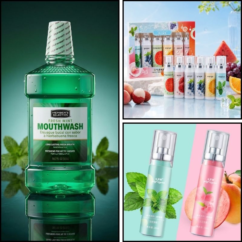 Xịt Thơm Miệng Hay Nước Súc Miệng