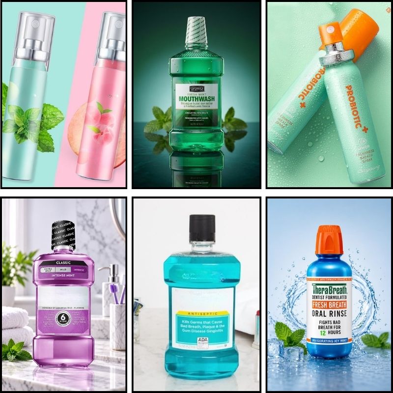 Xịt Thơm Miệng Hay Nước Súc Miệng Theo Yêu Cầu