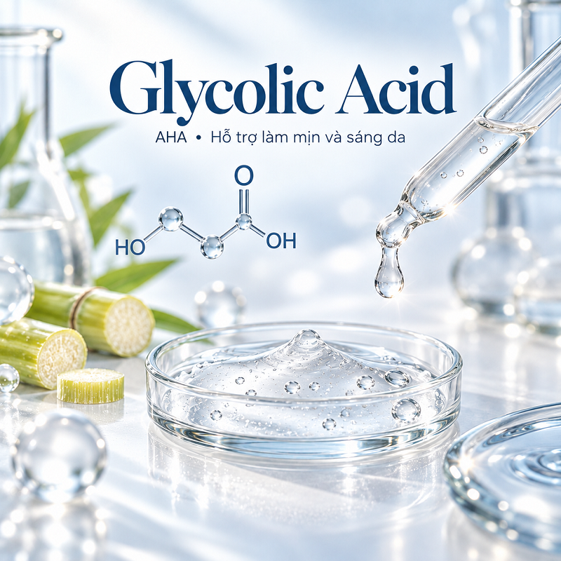 Hoạt chất trắng da Glycolic Acid