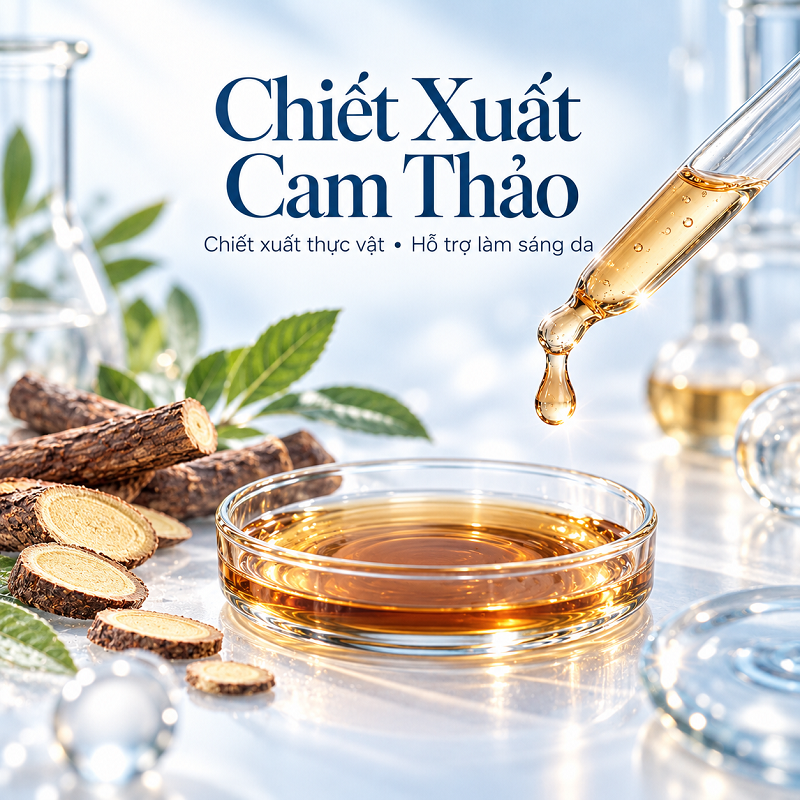 Nguyên liệu mỹ phẩm trắng da chiết xuất cam thảo
