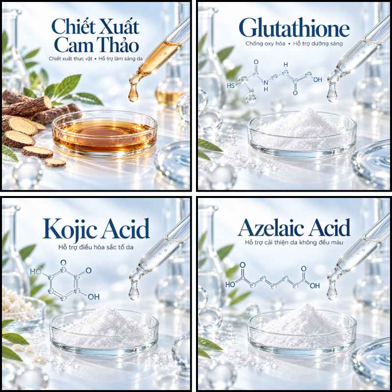 Top 10 Những Hoạt Chất Trắng Da